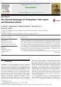 Cover page: An unusual karyotype in leiomyoma: Case report and literature review