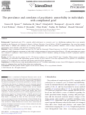 Cover page: The prevalence and correlates of psychiatric comorbidity in individuals with complicated grief