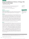 Cover page: Long-term Multidomain Patterns of Change After Traumatic Brain Injury: A TRACK-TBI LONG Study.