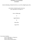 Cover page: Statistical Modeling of Marked Point Processes and (Ultra-)High Frequency Data