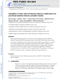 Cover page: Variability in PolyIC induced immune response: Implications for preclinical maternal immune activation models