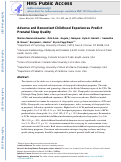Cover page: Adverse and Benevolent Childhood Experiences Predict Prenatal Sleep Quality.