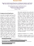 Cover page: Supporting the Educational Experiences of Indigenous Students and Families:&nbsp;The Case of Maya Migrants from Yucatán in the San Francisco Bay Area