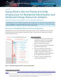 Cover page: Sizing Electric Service Panels and Utility Infrastructure for Residential Electrification and Distributed Energy Resources Adoption