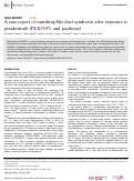 Cover page: A case report of vanishing bile duct syndrome after exposure to pexidartinib (PLX3397) and paclitaxel.