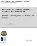 Cover page: Advanced Integrated Systems Technology Development: Personal Comfort Systems and Radiant Slab Systems