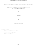 Cover page of Relational Identity and Metaphysical Unity - Spinoza’s Metaphysics of Singular Things