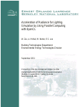 Cover page: Acceleration of Radiance for Lighting Simulation by Using Parallel Computing with OpenCL