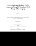 Cover page: Advanced Clinical Metabolic Health Assessment Using 3D Optical and Dual Energy X-Ray Imaging