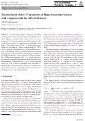 Cover page: Measurement of the CP properties of Higgs boson interactions with τ-leptons with the ATLAS detector