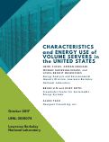 Cover page: Characteristics and Energy Use of Volume Servers in the United States