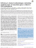 Cover page: Deficiency in classical nonhomologous end-joining–mediated repair of transcribed genes is linked to SCA3 pathogenesis