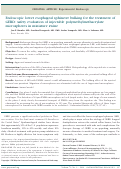 Cover page: Endoscopic lower esophageal sphincter bulking for the treatment ofGERD: safety evaluation of injectable polymethylmethacrylatemicrospheres in miniature swine