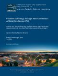 Cover page: Frontiers in Energy Storage: Next-Generation Artificial Intelligence (AI)