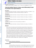 Cover page: Selecting Optimal Subset to Release Under Differentially Private M-Estimators from Hybrid Datasets