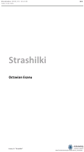 Cover page: Strashilki