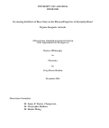 Cover page: Evaluating the Physical Properties of Internally Mixed Organic-Inorganic Aerosols