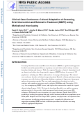 Cover page: Cultural Adaptation of Screening, Brief Intervention and Referral to Treatment Using Motivational Interviewing