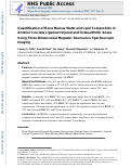 Cover page: Quantification of bone marrow water and lipid composition in anterior cruciate ligament-injured and osteoarthritic knees using three-dimensional magnetic resonance spectroscopic imaging