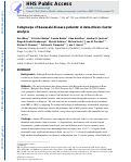 Cover page: Subgroups of children with Kawasaki disease: a data-driven cluster analysis.