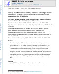 Cover page: Change in GPS-assessed walking locations following a cluster-randomized controlled physical activity trial in older adults, results from the MIPARC trial