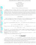 Cover page: Partial Zeta Functions of Algebraic Varieties over Finite Fields