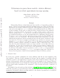 Cover page: Robustness in sparse linear models: relative efficiency based on robust approximate message passing