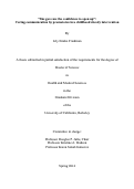 Cover page: “She gave me the confidence to open up”: Caring communication by promotoras in a childhood obesity intervention