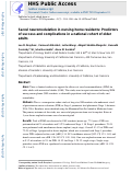 Cover page: Sacral neuromodulation in nursing home residents: Predictors of success and complications in a national cohort of older adults.