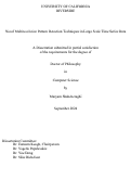 Cover page: Novel Multiresolution Pattern Detection Techniques in Large Scale Time Series Data