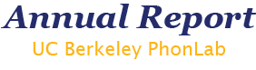 UC Berkeley PhonLab Annual Report banner