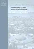 Cover page: Economics of Indoor Air Quality