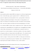 Cover page: Weighing the Costs and Benefits of State Renewables Portfolio Standards in the United States: A Comparative Analysis of State-Level Policy Impact Projections