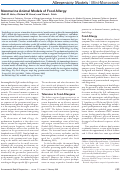 Cover page: Nonmurine animal models of food allergy.