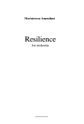 Cover page: Resilience