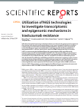 Cover page: Utilization of NGS technologies to investigate transcriptomic and epigenomic mechanisms in trastuzumab resistance