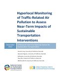 Cover page: Hyperlocal Monitoring of Traffic-Related Air Pollution to Assess Near-Term Impacts of Sustainable Transportation Interventions