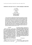 Cover page: Momentum and heat flux in a swirl-stabilized combustor