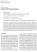 Cover page: Genetics of Proteasome Diseases