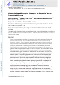 Cover page: Wolbachia-based emerging strategies for control of vector-transmitted disease.