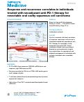 Cover page: Response and recurrence correlates in individuals treated with neoadjuvant anti-PD-1 therapy for resectable oral cavity squamous cell carcinoma