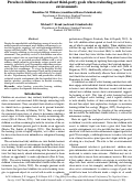 Cover page: Preschool children reason about third-party goals when evaluating acoustic environments