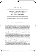 Cover page: Gated communities and crime in the United States