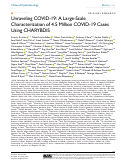 Cover page: Unraveling COVID-19: A Large-Scale Characterization of 4.5 Million COVID-19 Cases Using CHARYBDIS