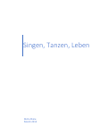 Cover page: Singen, Tanzen, Leben