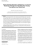 Cover page: End-to-End Data Reduction and Hardware Accelerated Rendering Techniques for Visualizing Time-Varying Non-uniform Grid Volume Data