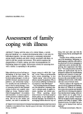 Cover page: Assessment of family coping with illness.