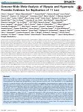 Cover page: Genome-Wide Meta-Analysis of Myopia and Hyperopia Provides Evidence for Replication of 11 Loci