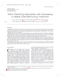 Cover page: Warm Parenting Associated with Decreasing or Stable Child BMI during Treatment.