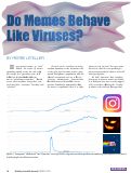 Cover page: Do Memes Behave Like Viruses?